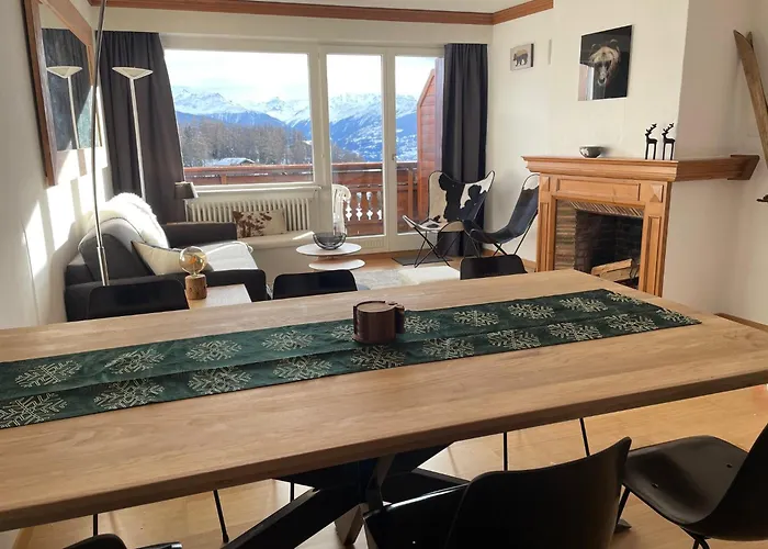Cosy Rooftop Downtown With Stunning View And Swimming Pool * Crans-Montana